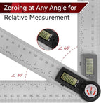GemRed 82305 Digital Angle Finder Push Pin Protractor-Stainless Steel (With Button Battery Removal Pin)