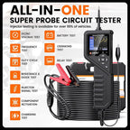 ANCEL PB600 Power Circuit Probe Tester with Battery, Relay, Injector Test, 8-35V Automotive Electrical Circuit Tester, Multimeter/Oscilloscope/Ohmmeters Power Circuit Probe Kit, 30FT Cable