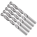 Drill Bit, 9.5mm Cutting Diameter, 4241 HSS 118° Cutting Angle Uncoated Bright Versatile Jobber Bits - (Applications: for Drilling Plastic Wood Soft Metal), 5-Pieces