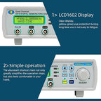 Koolertron DDS Signal Generator Counter, 2" Screen Display 25MHz High Precision Dual-Channel Arbitray Waveform Generator Frequency Meter 200MSa/s