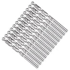 Drill Bit, 5/16" Cutting Diameter, 4241 HSS 118° Cutting Angle Uncoated Bright Versatile Jobber Bits - (Applications: for Drilling Plastic Wood Soft Metal), 12-Pieces