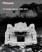 cciyu Front Right Brake Caliper Assembly w/Bracket 18B5045A 2009 2010 2011 2012 For Dodge For Journey