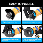 Cordless Angle Grinder Compatible with Dewalt 20V Max Battery(NO Battery) Brushless 4-1/2" Angle Grinder for Cutting, Griding, Polishing(10000RPM) (NO Wheels)