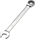 Jetech 1-1/8" Ratcheting Combination Spanner (5 Pack) - Metric Industrial Grade Cr-V Steel Gear Wrench in Polished Chrome Finish
