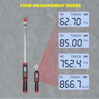 Digital Torque Wrench Set, 2Pcs 3/8" (3.1-62.7Ft.lb/4.2-85Nm) & 1/2" (14.7-295Ft.lb/20-400Nm) Electronic Torque Wrench with Buzzer, LED Indicator, Preset Value, Data Storage for Bike, Moto, Car