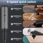iPen E2 Cordless Rotary Tool,7.2 V Rotary Tool Kit with 44 PCS Accessories,5 Variable Speed,28000 RPM And USB Charging,Mini Rotary Tool for DIY Crafts/Carving/Sanding/Polishing/Cutting/Drilling