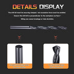 Drill Bit, 6.8mm Cutting Diameter, 4241 HSS Nitriding Black 118° Cutting Angle Versatile Jobber Bits - (Applications: for Drilling Plastic Wood Soft Metal), 10-Pieces