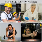 ANSI Z87.1 Clear Safety Glasses Bulk 36 pack, Safety Glasses for men and women, Scratch&Impact-Resistant Clear Protective Glasses for construction, lab, in-/outdoor work