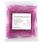 100PCS Heat Shrink Butt Connectors, Solder Butt Splice for Marine Automotive,Red