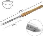 Cryo M2 HSS 5/8" Spindle Gouge with Beech Handle Length 15-1/2", Woodlathe Chisels for Woodturning