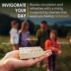 Rosemary Mint Bar Soap for Men and Women, Made with Organic Ingredients, Handmade in the USA, Moisturizing and Therapeutic for Face/Body, Soap Bar for Sensitive Skin