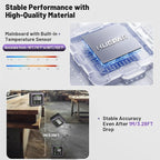 Huepar Digital Angle Finder Magnetic for Table Saw Blade, Woodworking, Bend Pipes Etc., Professional ±0.1° Accuracy Inclinometer with Calibration, 0-90 or 0-180 Digital Angle Gauge, VA LCD Display