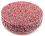 Benchmark Abrasives 2 Inch Sanding Discs Quick Change Aluminum Oxide Surface Preparation Wheels Polishing Wheel for Drill, Die Grinder Sanding Disc Paint Stripper & Removal - (10 Pack), Maroon - Fine