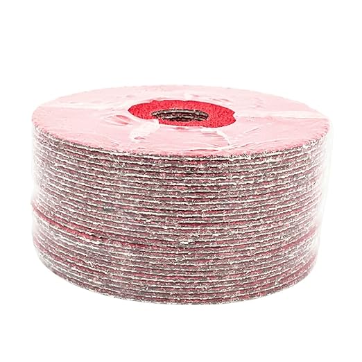VSM 50-Pack - 5 inch 24 Grit (Coarse) - Ceramic Resin Fiber Discs with Top-Size, Tear Resistant Fiber Backing, Durable, Hand-Held Machine Compatible Sanding Discs
