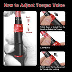 1/4" Torque Wrench (20-240 in-lb / 2.3-27.1 Nm) -Dual Scale, 72-Tooth Ratchet, ±3% Pre-Calibrated Accuracy, Suitable for Bike & Bicycle Maintenance