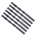 Drill Bit, 11/32" Cutting Diameter, 4241 HSS Nitriding Black 118° Cutting Angle Versatile Jobber Bits - (Applications: for Drilling Plastic Wood Soft Metal), 6-Pieces