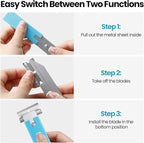 Gisafai 60 Pieces Box Cutters Bulk Retractable Box Cutter Cardboard Mini Box Cutter Handy Box Cutter Knife for Paper Boxes Packages Letter