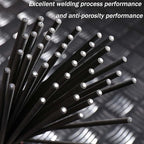 50PCS J422 Welding Rods 1.8mm, Mild Steel Electrodes, All Position Stick Rods, Smooth Welding Performance, Ideal for DIY and Repair,50pcs,1.0mm