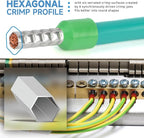 iCrimp Hexagonal Ratchet Crimper for End Sleeves and Ferrules 0.5-16mm2 AWG 20-5