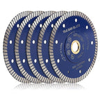 5pc/Lot 4.5 inch Tile Diamond Blade Super Thin Diamond Turbo Saw Blade Porcelain Tile Blade for Granite Marble Ceramic Tile Cutting