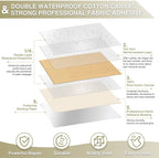 Canvas Repair Tape 4×70 Inch Waterproof Self-Adhesive Fabric Repair Patch for Repairing Boat Covers,Tents,Patio Umbrellas,Car Seats,Luggage,Sofas.(Beige Yellow)