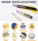 DOWELL 18mm Snap Off Blade SK5 Utility Knife Retractable Blades Box Cutter Blades (100pc)