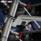 MAXPOWER 18-inch Pipe Wrench, Heavy Duty End Pipe Wrench Aluminum 45 Degree Angled Plumbing Wrench