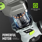 PTS 1-9/16 Inch SDS-Max Rotary Hammer, 13.5 Amp Heavy Duty 3 Functions Corded Concrete Demolition Hammer, w/Vibration Control & Safety Clutch, Includes Drill Bits, Chisels, Carrying Case (Green)