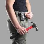 Stinger Magnetic Clip on Tool Hammer Holder for Belt, Strong Magnets Belt Clip Holster for Any Magnetic Tools and Hardware Holds Hammer, Wrench, Pliers, Screws, Nails, Drill Bit, Screw Driver