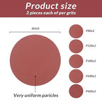Sanding Belts and Sanding Discs Set - 10 Pack 4x36 Inch Aluminum Oxide Belts(80/120/150/240/400 Grit) and 10 Pack 6-Inch Self-Adhesive Discs (80/100/120/180/240/400 Grit) for Wood, Metal Polishing