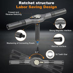 THINKWORK 42 in 1 Ratchet Screwdriver Set, Magnetic Bit Screwdriver Set With Detachable Ratchet Handle, Repair Tool Kit for furniture, computer, bicycle and DIY free Combination