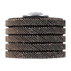 BHA High Density Zirconia Flap Discs Jumbo Grinding Wheels XL Type 27, 4.5" x 5/8"-11, 5 Pack (36 Grit)