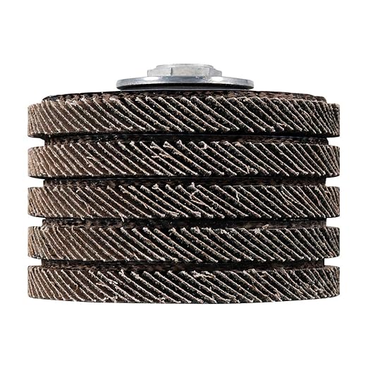 BHA High Density Zirconia Flap Discs Jumbo Grinding Wheels XL Type 27, 4.5" x 5/8"-11, 5 Pack (80 Grit)