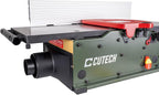 401100HI 10-Inch Spiral Cutterhead Benchtop Jointer with Cast Iron Tables, 20 TC Inserts, Extra Long 24" Aluminum Fence, Additional 7-3/8" Fence Brackets, and a 12-amp Motor