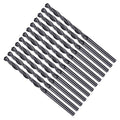 Drill Bit, 2.7mm Cutting Diameter, 4241 HSS Nitriding Black 118° Cutting Angle Versatile Jobber Bits - (Applications: for Drilling Plastic Wood Soft Metal), 12-Pieces