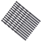 Drill Bit, 2.7mm Cutting Diameter, 4241 HSS Nitriding Black 118° Cutting Angle Versatile Jobber Bits - (Applications: for Drilling Plastic Wood Soft Metal), 12-Pieces