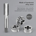 110 PCS Metric Tap and Die Set, Metric Screw Threads M2-M18 for Cutting External and Internal Threading, Come with Storage Case and Complete Accessories