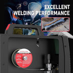 YESWELDER Flux Core Gasless MIG Welding Wire, E71T-GS Mild Carbon Steel .035-Inch Diameter 2-Pound, Strong ABS Plastic Spool Welding Wire