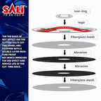 SALI 100 Pack 4.5in x 3/64in x 7/8in Stainless Steel Cutting Wheels, Compatible with Die Grinder, Air Cut Off Tool, Electric Cut Off Tool, Zirconia Oxide Grit, Red