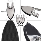 246Pcs Oscillating Tool Sanding Pad Kit, 3Pcs Triangle Sanding Pads and 3Pcs Finger Sanding Pad, 240Pcs Sandpaper, for Wood/Plaster Polish Sanding, & Other Surfaces, Compatible with Multiple Tools