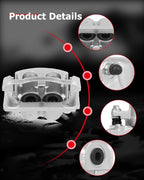 cciyu Front Left & Right Brake Calipers Assembly w/Bracket 18B4861 18B4860 2004 2005 For Ford For F-150,2005 For Ford For Lobo