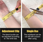 100 Pcs VIP Cloth Event Wristband, Disposable VIP Wristbands for Events, Colored VIP Wristbands Events,for Lightweight Concert,Club Entrance Wrist Strap Party Wristband Event (Color : Gold)