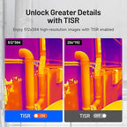 TOPDON TC001 Plus Thermal Camera for Android, 512 x 384 Super Resolution with Visual Camera, 256 x 192 IR Resolution, Dual-Lens Thermal Imaging Camera for Smartphones and Tablets, PC (not for iOS)