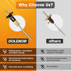 Wheel Marking Gauge Woodworking, Scribe Tool Woodworking, Adjustable 0-12cm, Aluminum & Brass Options, for Parallel Lines, Dovetail Joints & Professional Carpentry (Brass with Fine Adjustment)