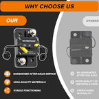 E93 Circuit Breaker Waterproof IP67 25A-300A Extended Surface Mount with 3/8" Diagonal Studs Hi-Amp Marine RV Truck Protector (135A)
