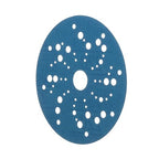 3M Hookit Blue Abrasive Discs 36162, Multi-Hole, 5 in, 220+ Grade, Pack of 50, Virtually Dust-Free, for Auto Sanding, Body Repair, Featheredging, Primer Sanding, Paint Preparation, E-Coat Sanding