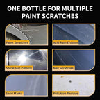 Car Scratch Remover Auto Paint Swirls & Scuff Removal Polishing Compound to Repair Scratches with Pad & Towel Suitable for Vehicles Compatible with All Paint Types - 4.2 oz / 120 ml