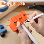 1/4'' to 1'' Depth and Diameter Gauge Tool, Push to Connect Plumbing Fittings Removal Tool for PVC PPR Brass CPVC PERT Aluminum, 1 Piece