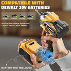 Cordless Impact Driver for DeWalt 20V Max Battery, 2800 In-lbs Brushless 1/4" hex chuck Impact Driver, impact drill with 5-Speed Lightweight Power Impact Drivers, LED Light (no battery)