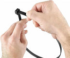 zip ties 14 inch Black Cable ties wraps 100 pcs/Pack outdoor use Long plastic ties with 60 Pounds tensile